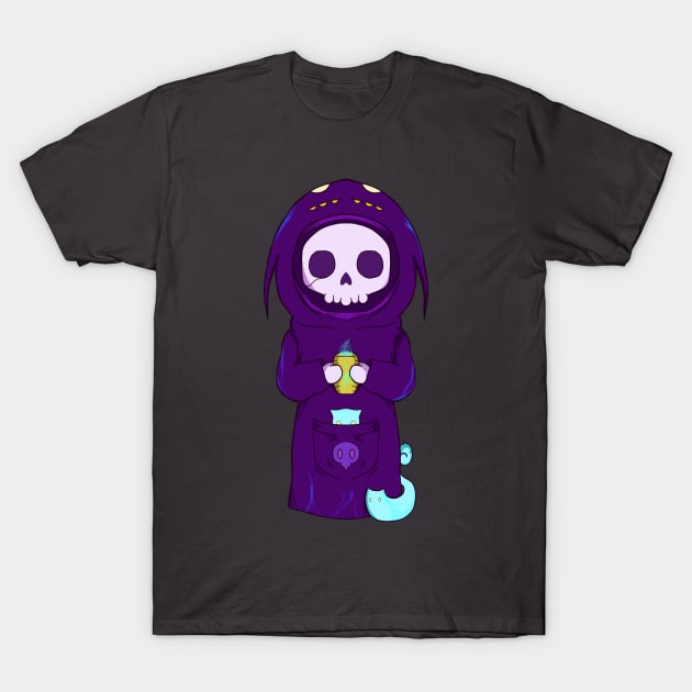 Death and Cats T-Shirt by Sons of Skull